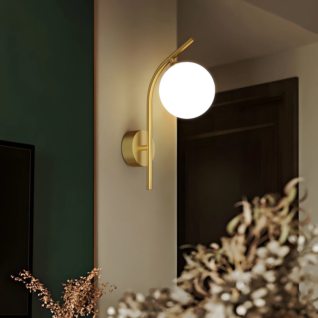 Lampada da parete G104-1W Gold