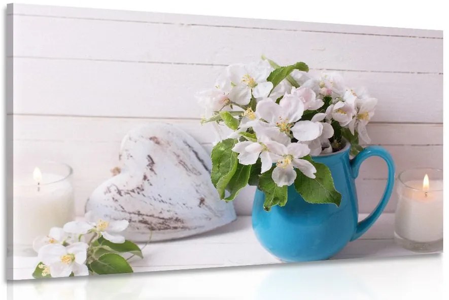 Quadro su tela – Fiori nel vaso