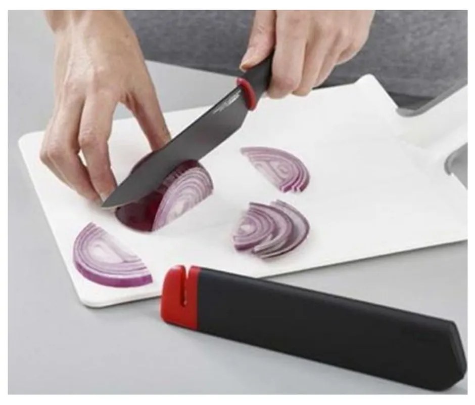 Set di 2 coltelli con coperchio e affilatore Slice&amp;Sharpen Slice &amp; Sharpen - Joseph Joseph