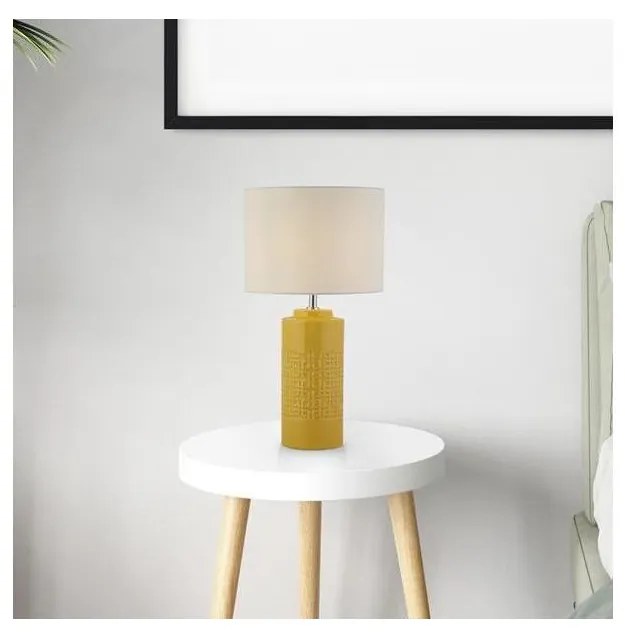 Searchlight EU60062OC - Lampada da tavolo CHARLESTON 1xE27/10W/230V ceramiche