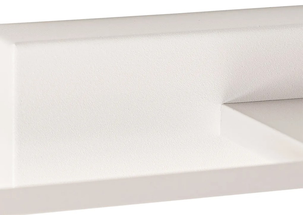 Applique da parete bianca 41,5 cm con LED IP44 - Jerre