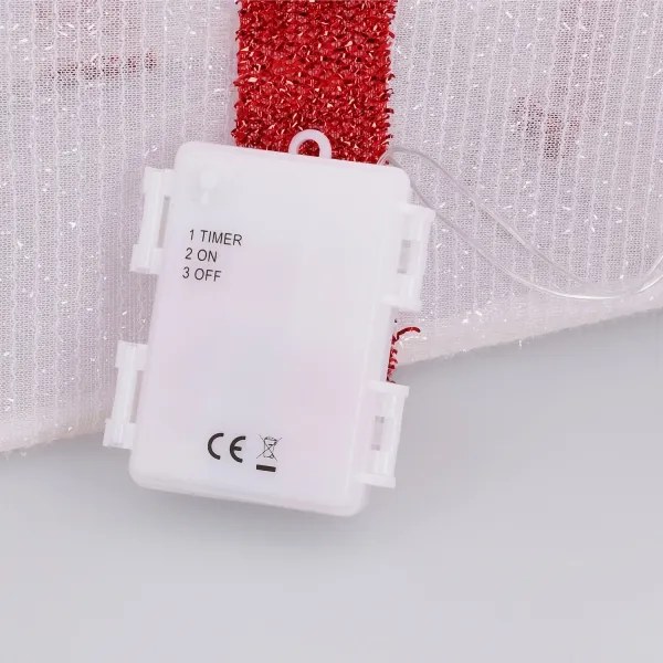 Brilagi - Set da 3 decorazioni natalizie LED per esterni LED/2,6W/3xAA IP44 idee regalo