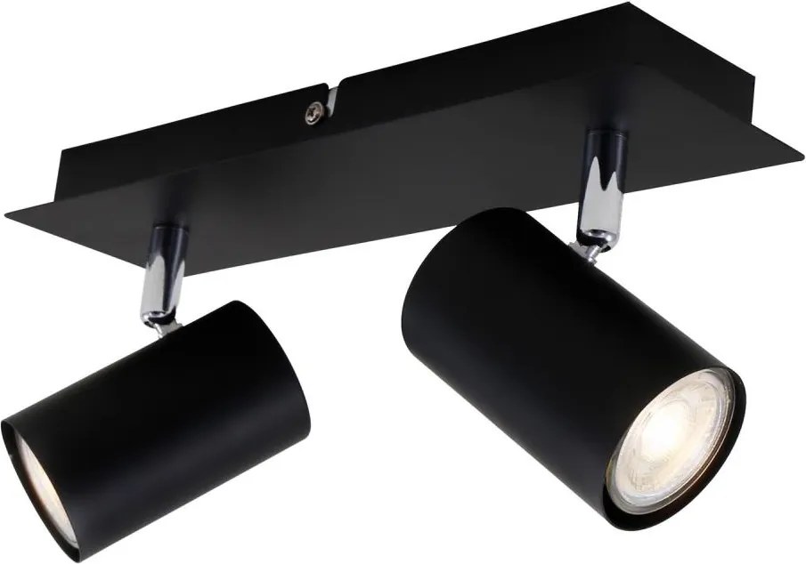 Briloner 2857-025 - Faretto SPOT 2xGU10/40W/230V nero