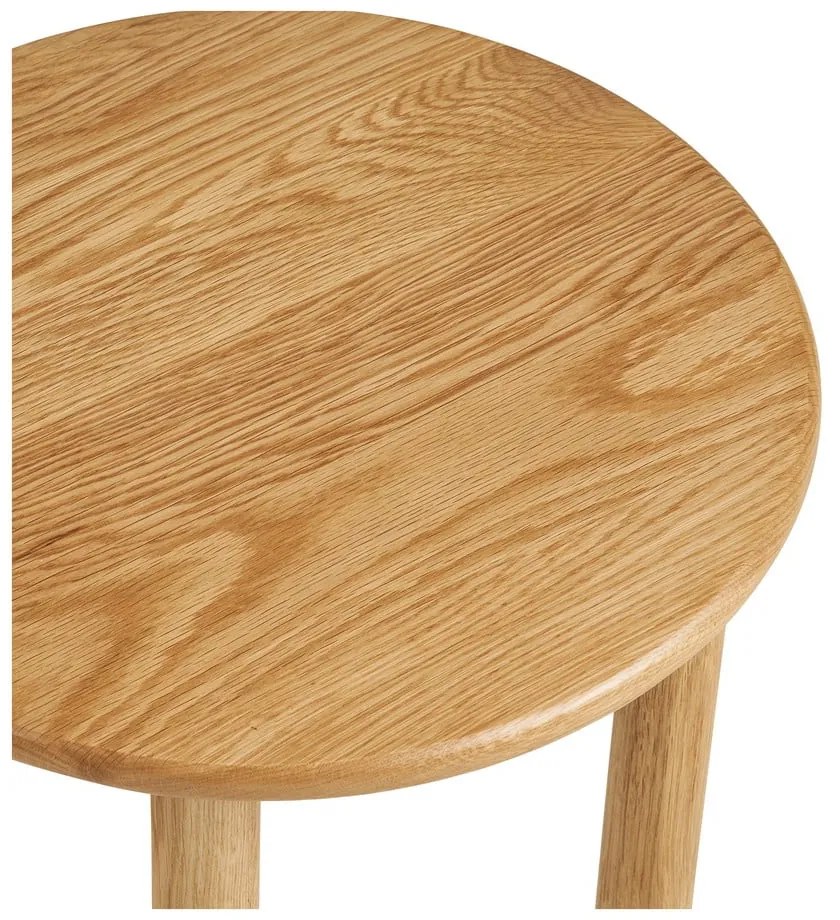 Tavolino rotondo in rovere massiccio ø 40 cm Jena – House Nordic