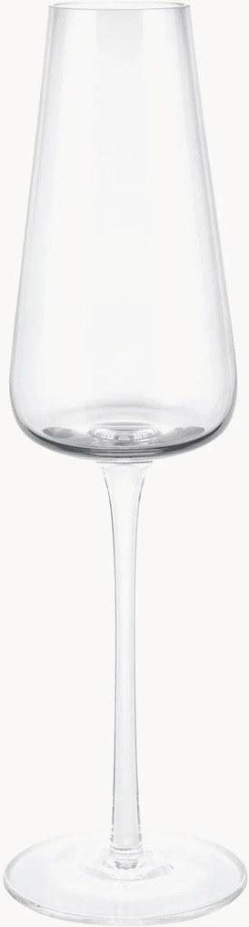 Set di 2 flute da champagne in vetro soffiato Belo
