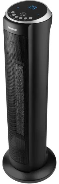 Sencor - Ventilatore con elemento riscaldante ceramico 1300/2200W/230V nero + telecomando