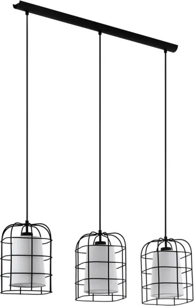 Eglo 43355 - Lampadario a sospensione con filo BITTAMS 3xE27/28W/230V