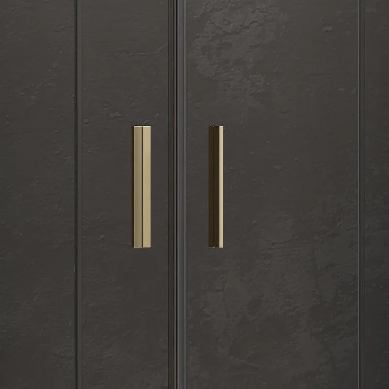 Box doccia oro satinato 100x120 doppio scorrevole | KE-1000G - KAMALU