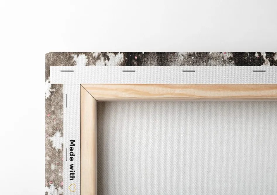Quadro su tela – Astrazione con colori ad acquerello
