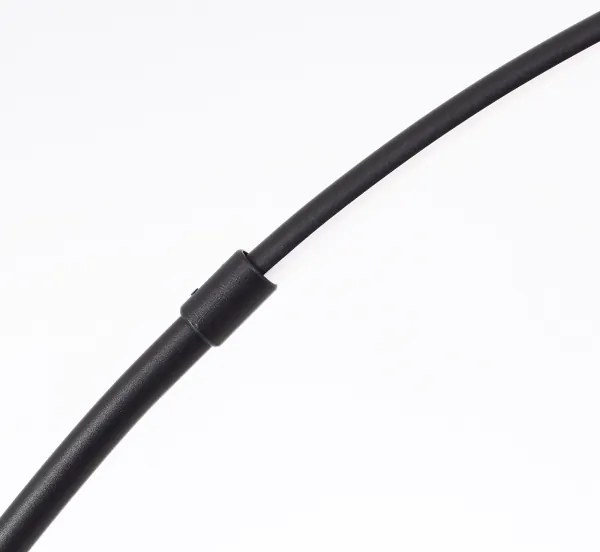 Brilliant - Lampada da terra touch dimmerabile a LED BOW LED/14W/230V nero