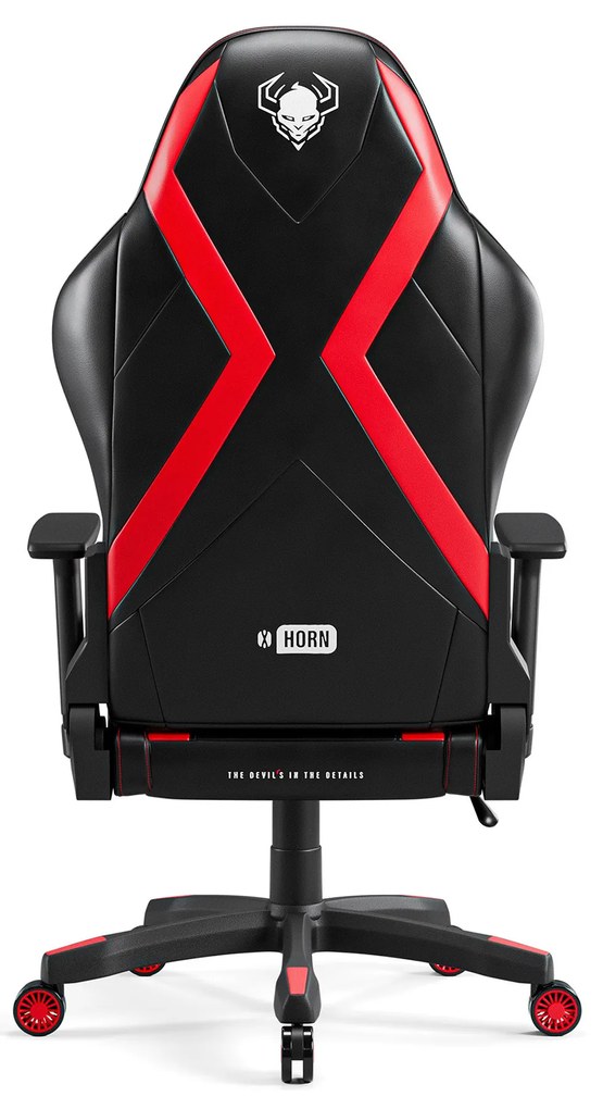 Sedia da gaming Diablo X-Horn 2.0 Normal Size, Nero-rosso
