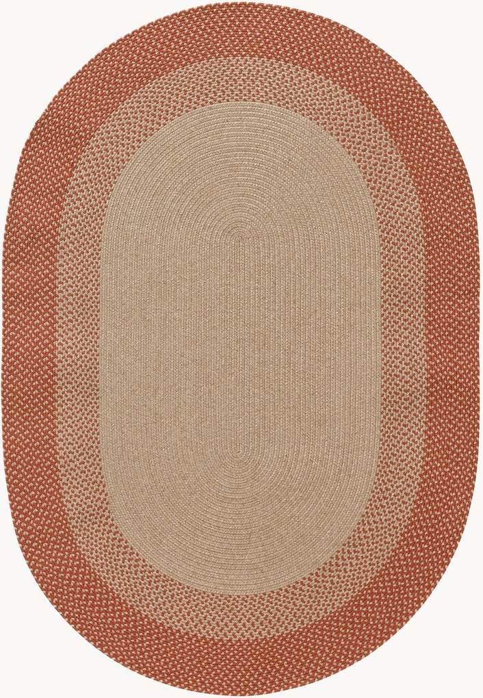 Tappeto ovale da interno-esterno Nandi