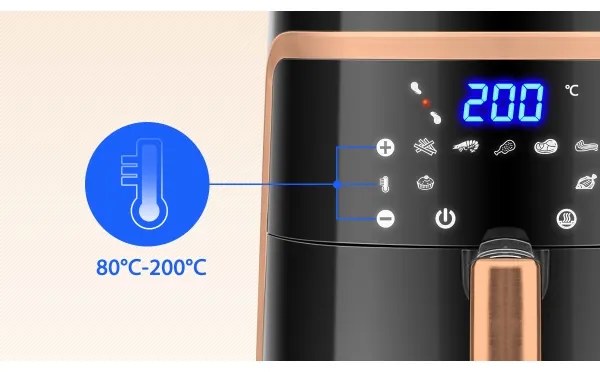 Aigostar - Friggitrice a d'aria 7l 1900W/230V