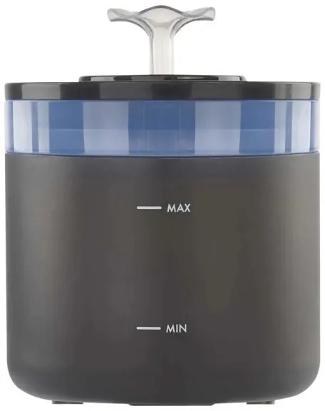 Fontana d'acqua per animali domestici 2,6 l/5V grigio