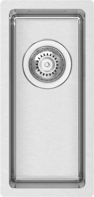 Lavello 1 vasca in inox argento RODI Box Lux 17 piletta tonda L 21 x L 44 cm