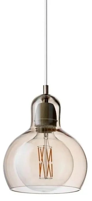 &Tradition - Mega Bulb SR2 Lampada a Sospensione Oro con Cavo Bianco &Tradition