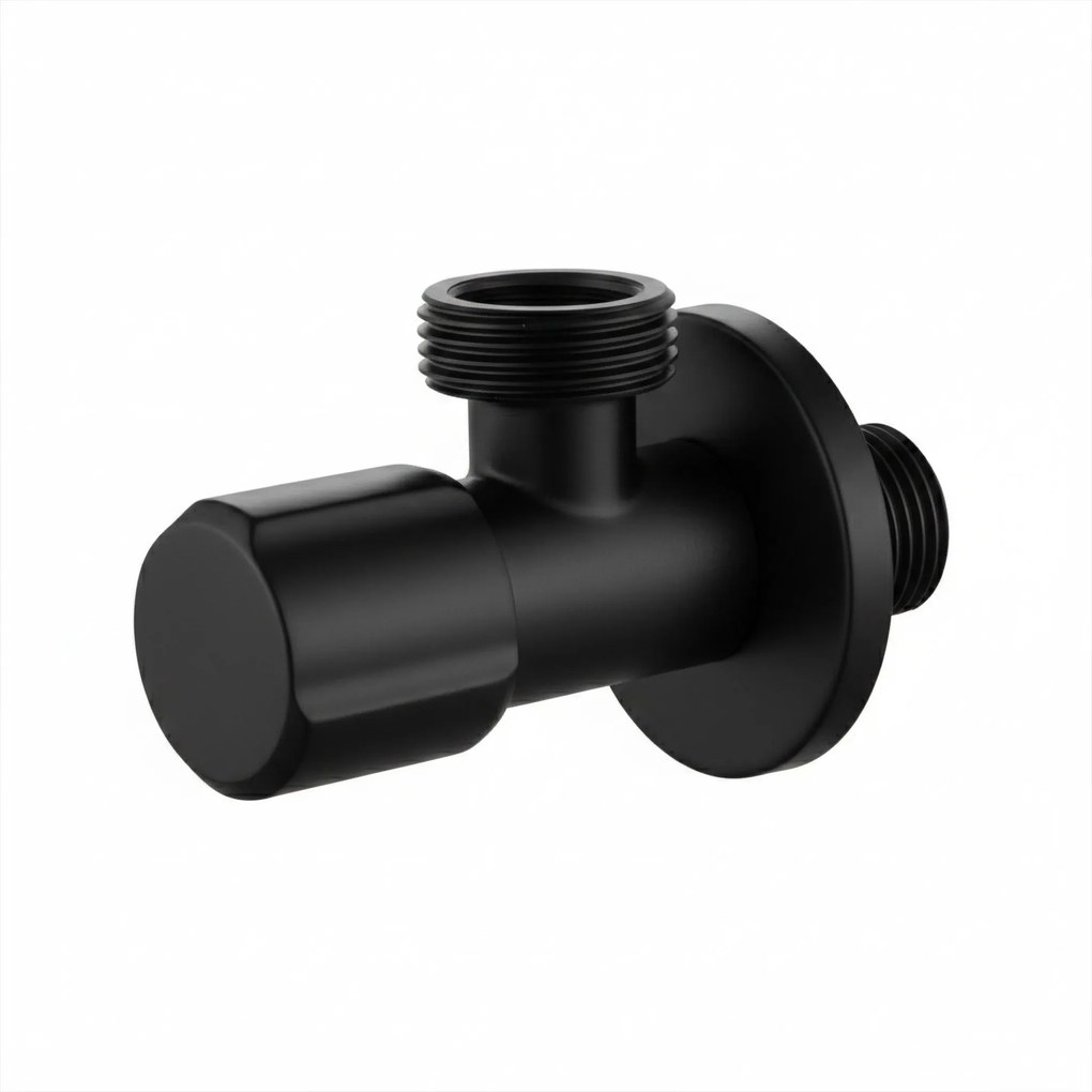 Valvola ad angolo 02 1/2" x 3/4" Black