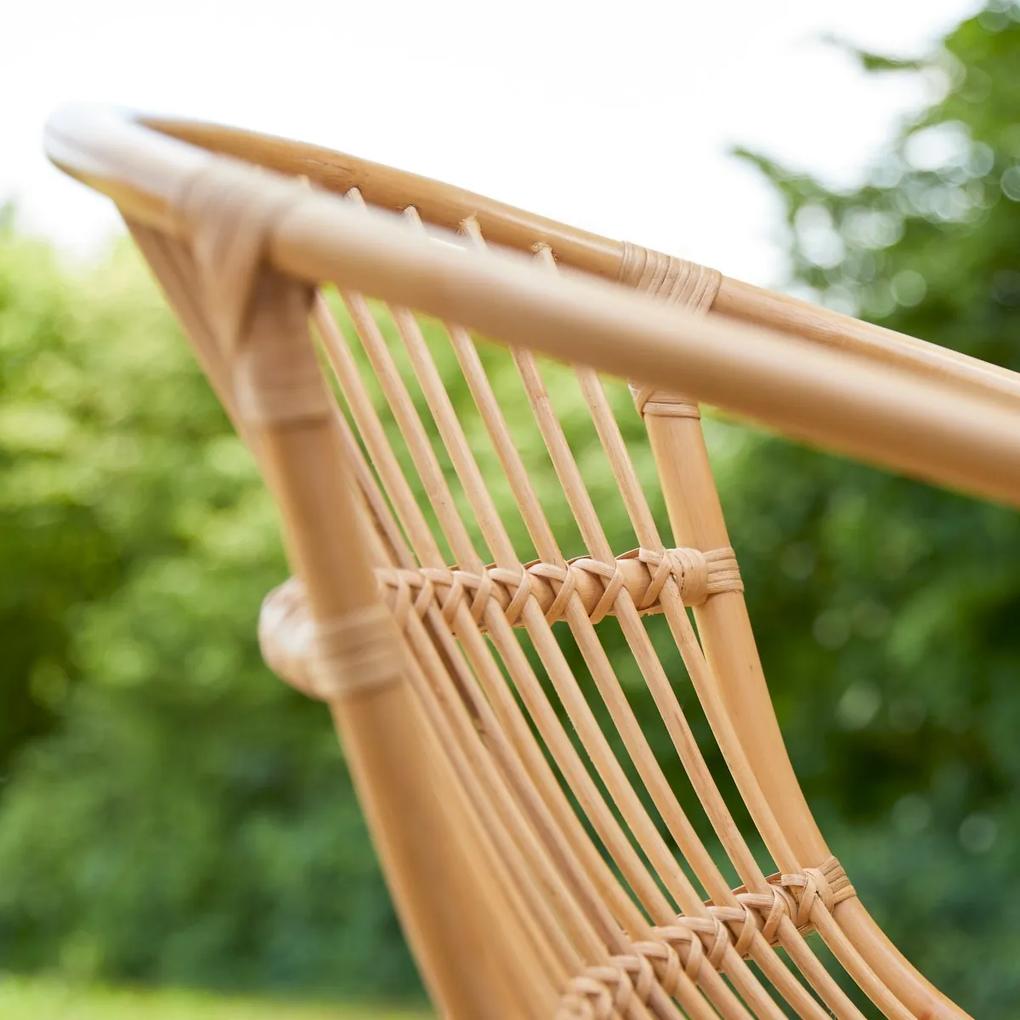 Tikamoon - sedia seduta poltrona rattan esterno soggiorno vintage naturale veranda design