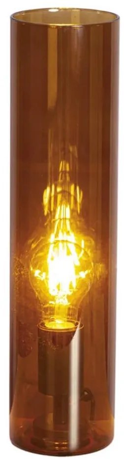 ByRydens 2820580-5512 - Lampada da tavolo FLAKE 1xE27/5W/230V marrone/fumé