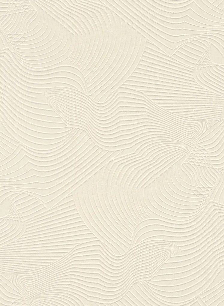Moooi for Arte Carta da parati Techno Bee - Oyster White