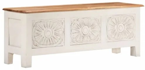 Scatola Portaoggetti 110x30x40 cm in Legno Massello di Acacia