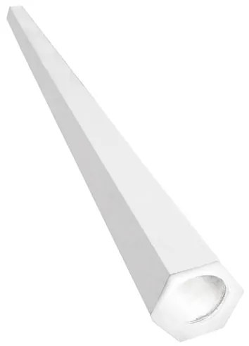 Lampada a sospensione EXAGON a LED D3,5 cm in metallo verniciato BIANCO