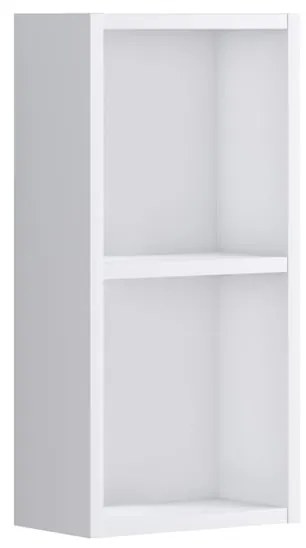Pensile bagno Brera laccato opaco bianco P 17 x L 30 x H 60 cm