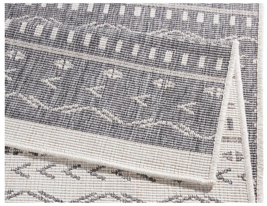 Tappeto da esterno grigio e crema , 350 x 80 cm Kuba - NORTHRUGS
