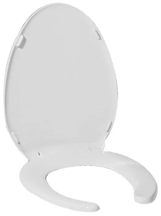 Copriwater Linea 130 a d originale per serie sanitari PONTE GIULIO in polipropilene bianco