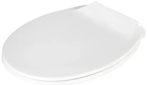WENKO 21901100-WC Sedile per WC KOS 44x37 cm bianco/argento