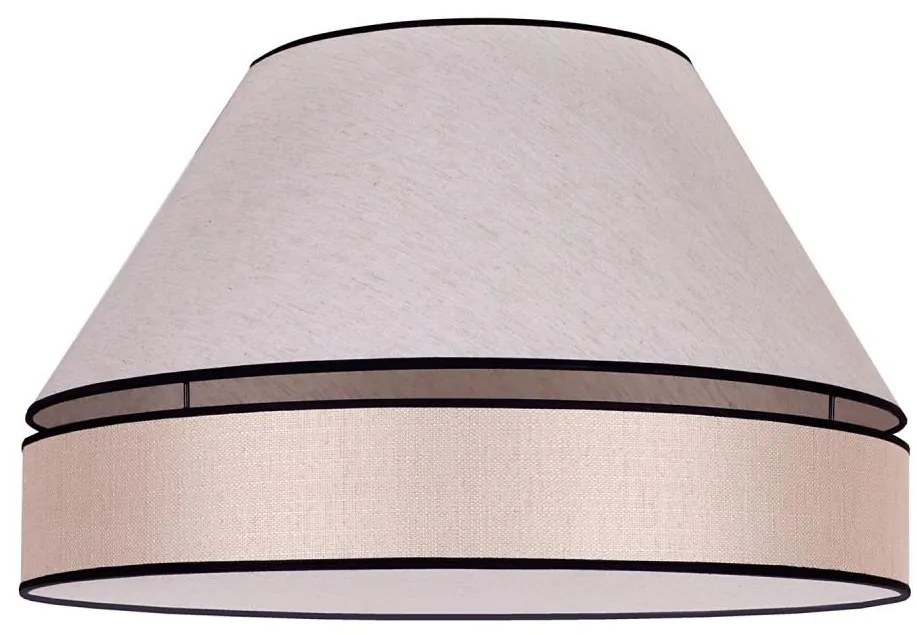 Duolla - Plafoniera AVIGNON 3xE27/15W/230V diametro 60 cm beige