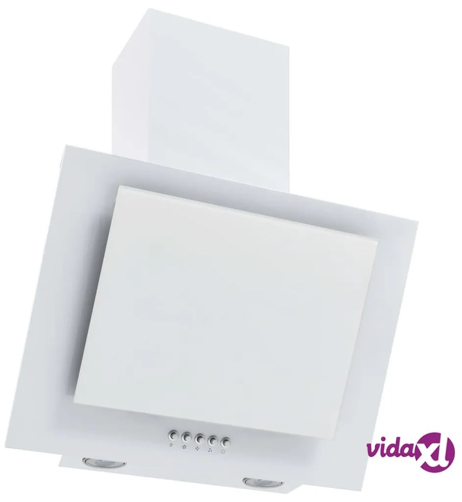 vidaXL Cappa RGB con LED 60 cm in Acciaio Inox e Vetro Temperato