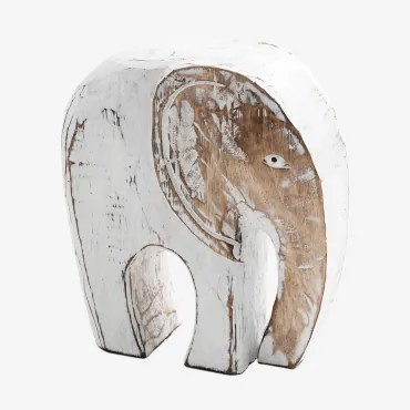 Figura decorativa in legno Sarabi ↑20 cm - Sklum