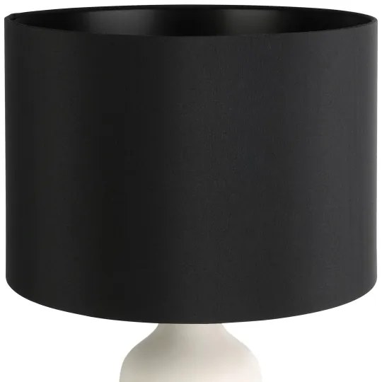 Eglo 43824 - Lampada da tavolo VINOZA 1xE27/40W/230V nero/bianco