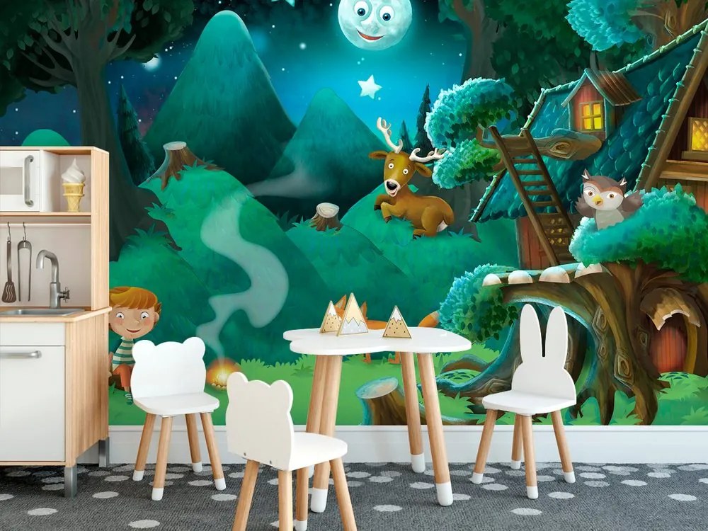 Carta da parati – Foresta fiabesca