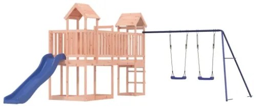 Set da Gioco da Esterno in Legno Massello di Douglas