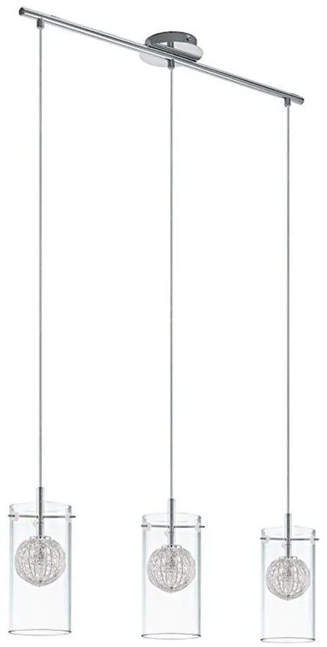 Eglo 93113 - Lampadario LAMAS 3xG9/33W/230V