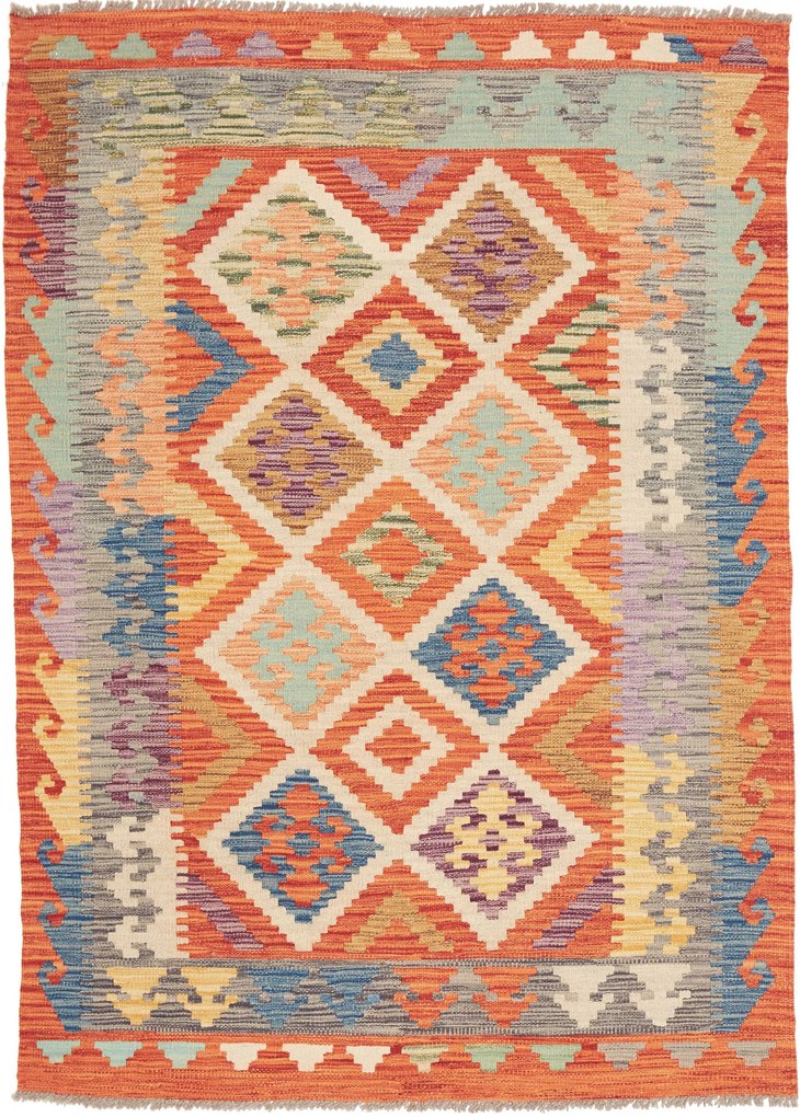 Kilim Tappeto 170 x 130 (Pakistan) Tessuto A Mano