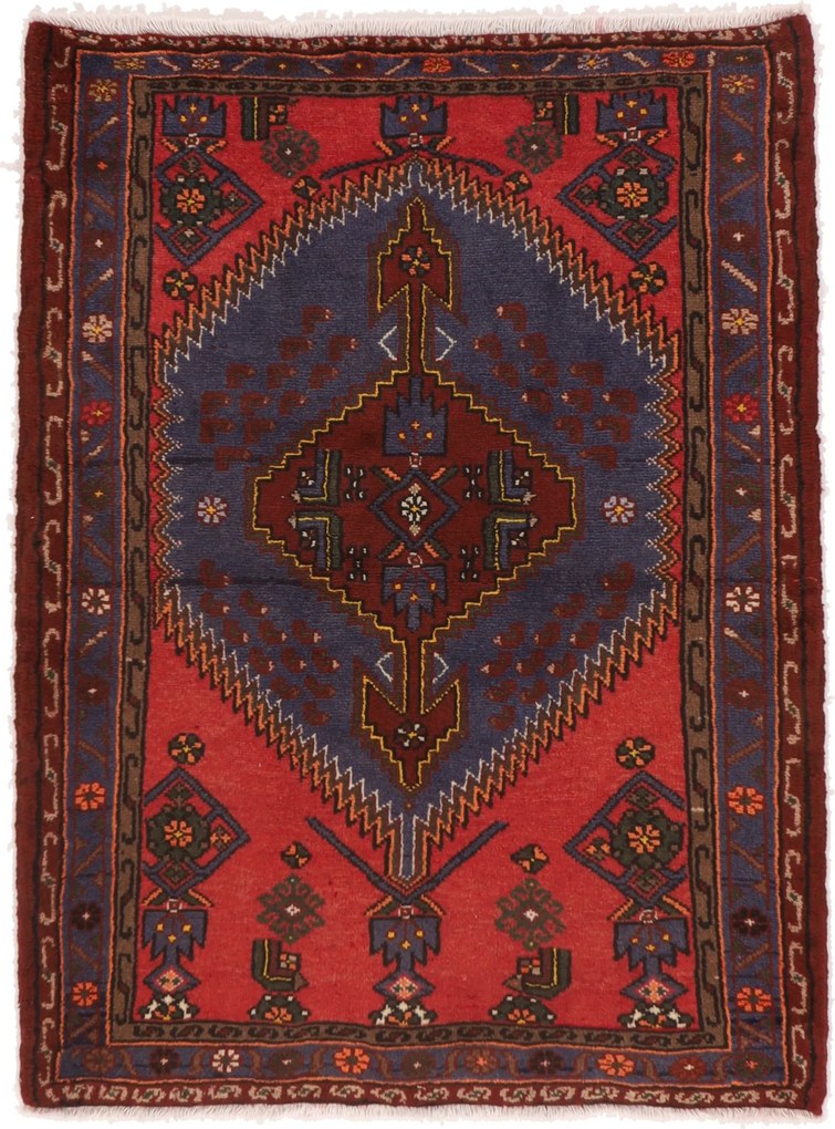 Hamedan Tappeto 150x110 (Iran) Annodato A Mano