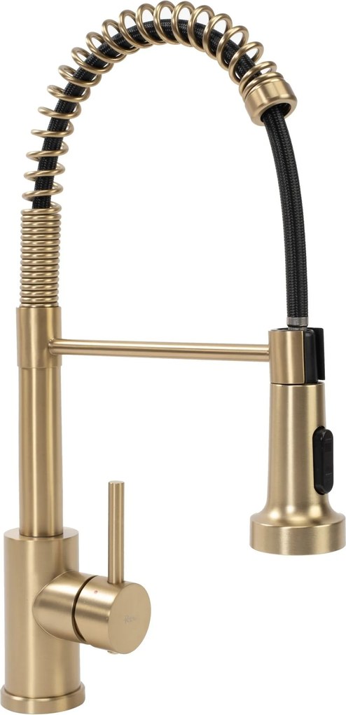 Rubinetto da cucina REA Colin Brush Gold