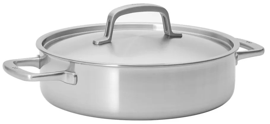Padella in acciaio inox con coperchio ø 28 cm tegame Lucca 3.0 – FABINI