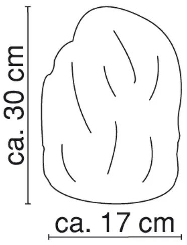 GLOBO 2834 - Lampada di sale STONE 1xE14/15W/230V