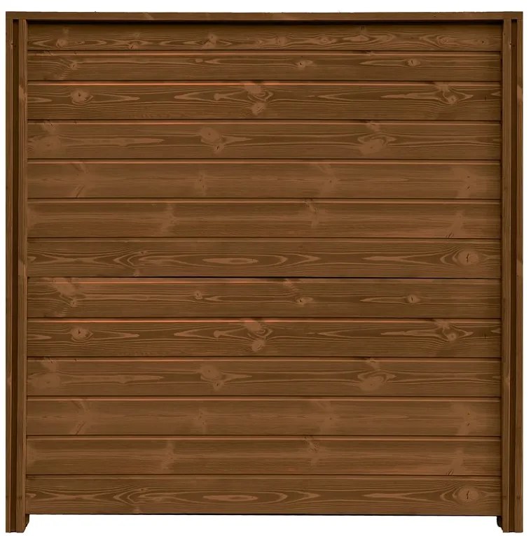 Pannello componibile Thermowood marrone chiaro in legno H 178.4 x L 178.6 cm
