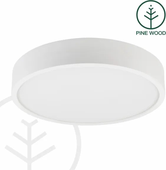 Plafoniera NATURAL 5xE27/15W/230V Ø 47,5 cm pino/bianco