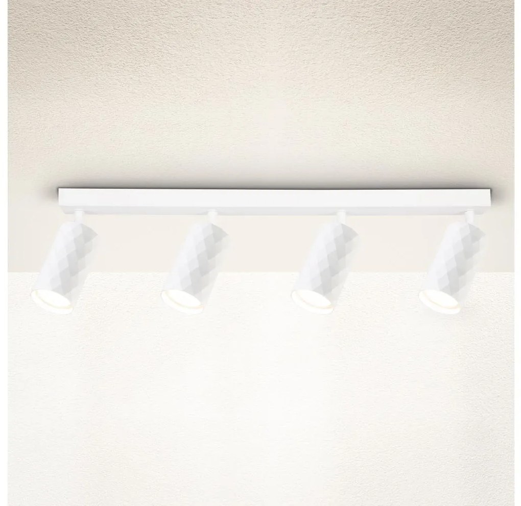 Brilagi - Faretto SELE DIAMANT 4xGU10/30W/230V bianco