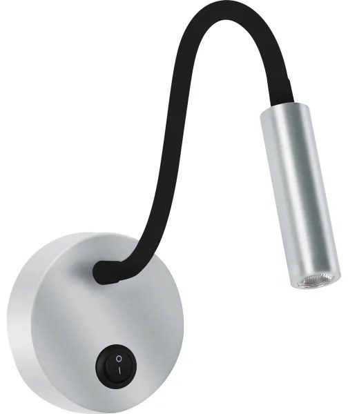 Brilagi - LED Lampada flessibile da muro MAYA LED/3W/230V 4000K argento