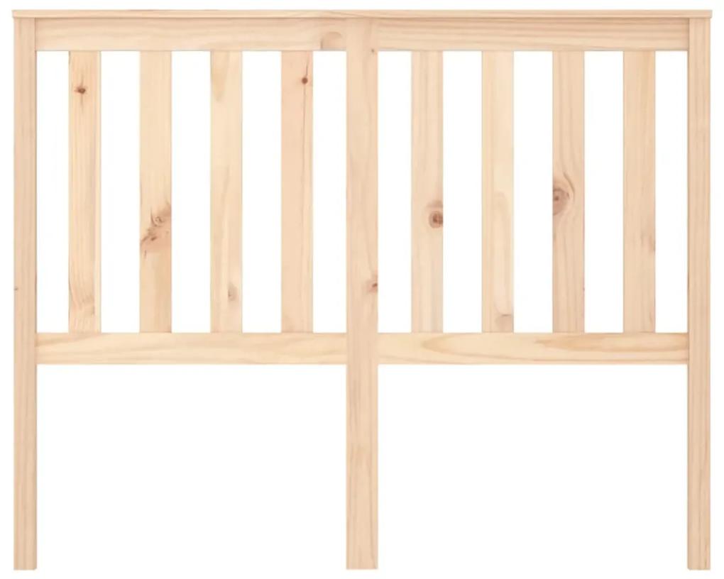 Testiera per letto 126x6x101 cm in legno massello di pino