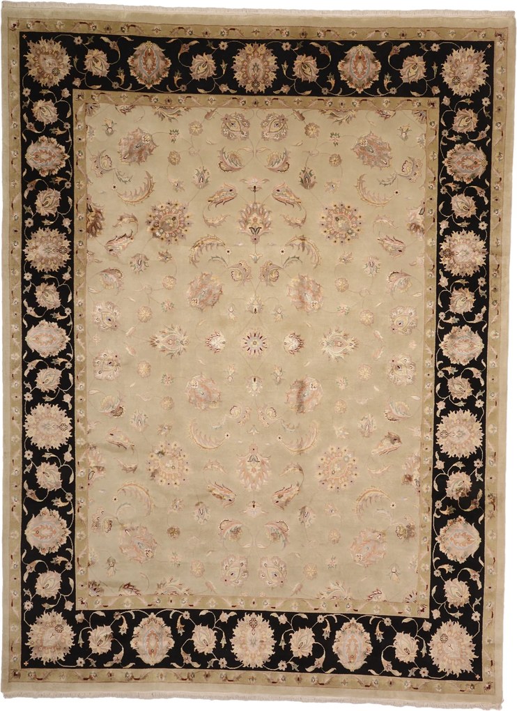Tabriz Tappeto 370 x 270 (Indian) Annodato A Mano