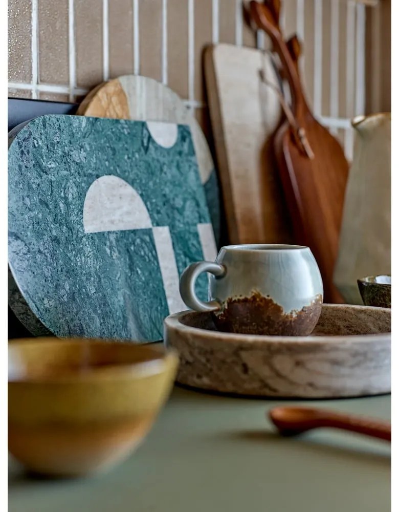 Vassoio decorativo in marmo Ivette - Bloomingville