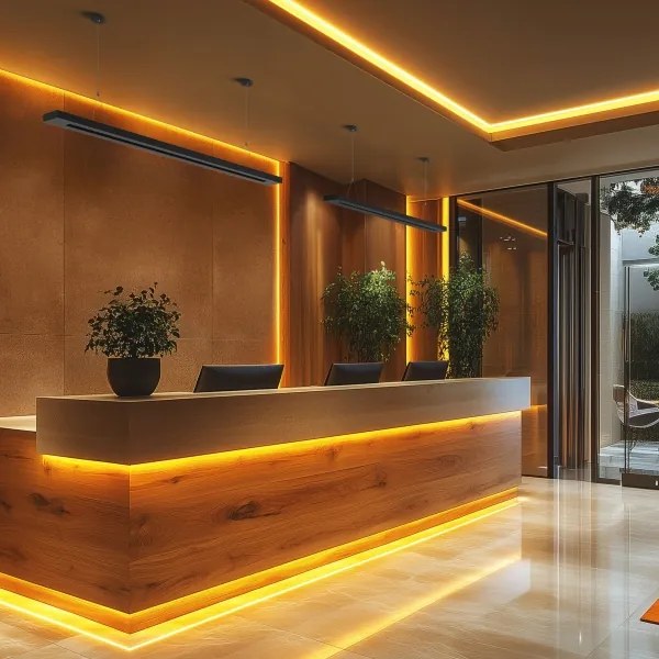 LED Soffitto/Lampada a sospensione PLANK LED/20/30/40W/230V 2700/4000/6000K nero